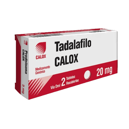 TADALAFILO 20MG X 2TAB CALOX