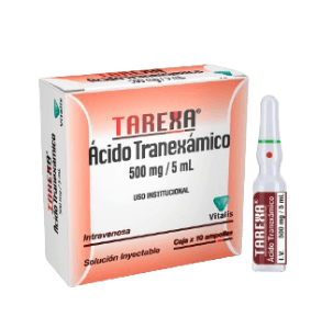 ACIDO TRANEXAMICO 500MG/5ML X 1 AMP VITA