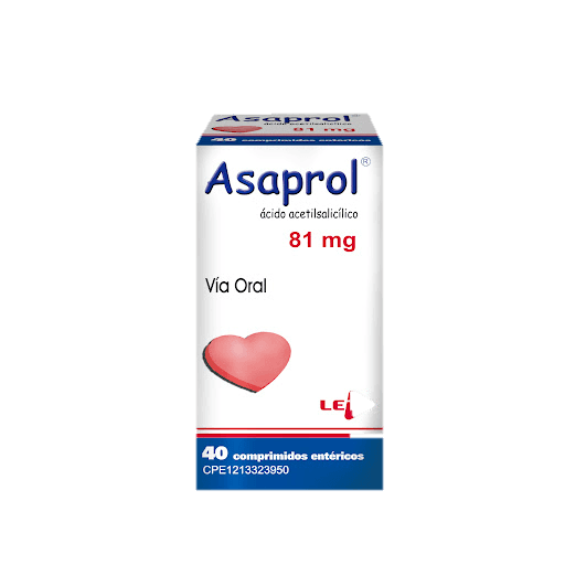 ASAPROL 81MG X 40COM
