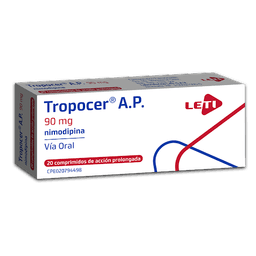 TROPOCER A.P. 90MG X20COM
