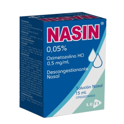 NASIN 0.05% SOLUCION NASAL 15ML