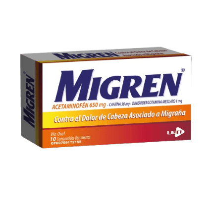 MIGREN 650MG X 10COMP