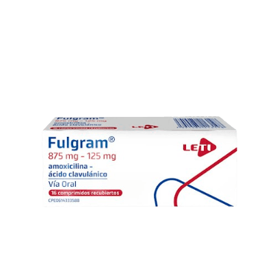 FULGRAM 875MG-125MG 16COM