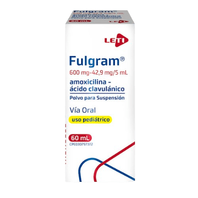 FULGRAM 600MG-42,9MG/5ML 60ML SUSP