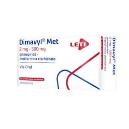 DIMAVYL MET 2MG-500MG X 30COM