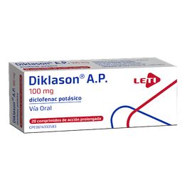 DIKLASON A.P. 100MG X 20COM