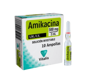 AMIKACINA 500MG/2ML X 1AMP I.M/IV VITALI
