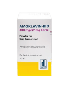 AMOKLAVIN-BID 400MG/57MG FORT SUSP X 70M