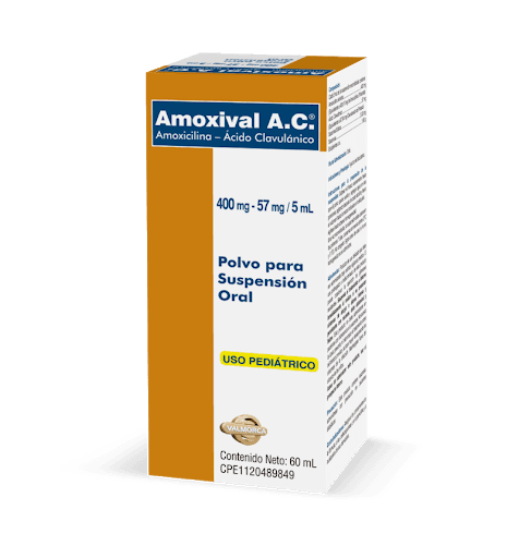 AMOXIVAL AC 400MG-57MG/5ML X 60ML