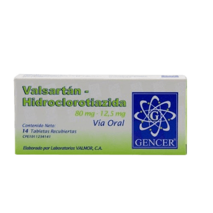 VALSARTAN HCT 80MG/12.5MG X 14 TAB