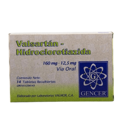 VALSARTAN HCT 160MG/12.5MG X 14TAB
