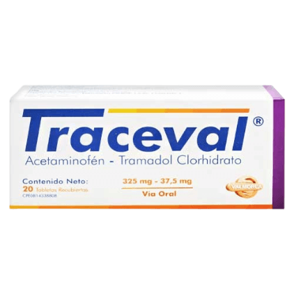 TRACEVAL TABR 325MG/ 37,5 MG X 20