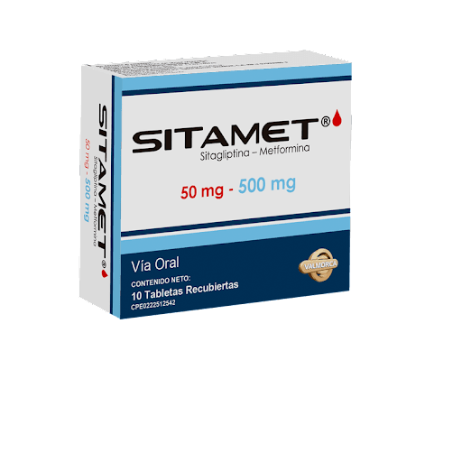 SITAMET 50MG-500MG X 10 TAB