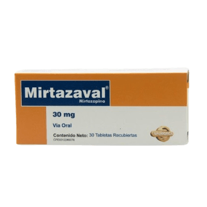 MIRTAZAVAL 30MG X 30 TAB