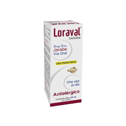 LORAVAL 5MG/5ML JBE PED X 60ML