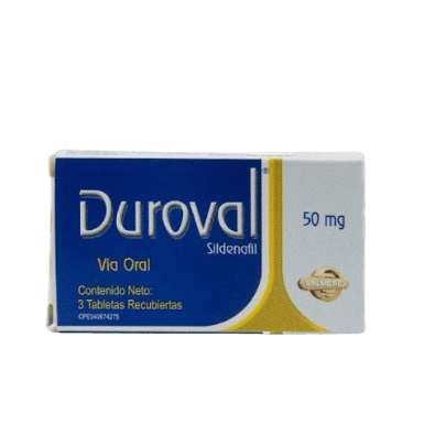 DUROVAL 50MG X 3 TAB VALMORCA