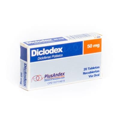 DICLODEX 50MG X 20TAB