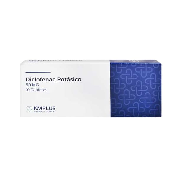 DICLOFENAC POTASICO KMP 50MGX10TAB