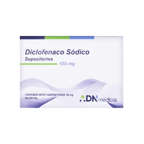 DICLOFENAC SODICO SUPOSIT 100MG X 5 SUPO