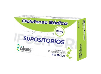 DICLOFENAC SODICO 100MG X 10SUPOSIT ALES