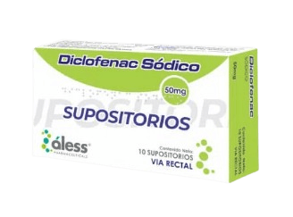 DICLOFENAC SODICO 50MG X 10 SUPOS