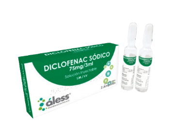 DICLOFENAC SODICO 75MG/3MLX 2AMP ALESS