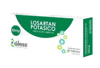 LOSARTAN POTASICO 50MG X 30TAB ALESS