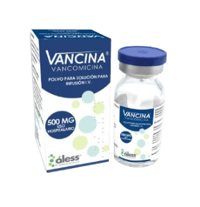 VANCINA 500MG X 1AMP I.V ALESS