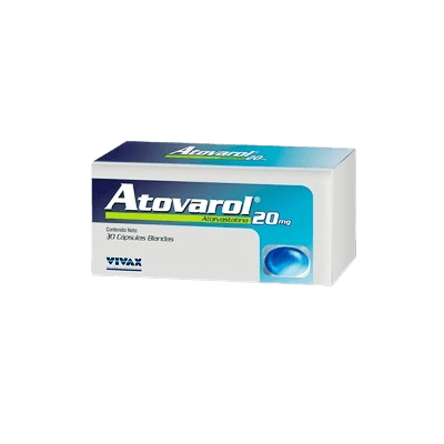 ATOVAROL 20MG X 30CAP BLANDA