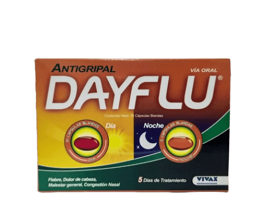 DAYFLU DIA/NOCHE 15CAPS (VIVAX)