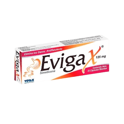 EVIGAX 125MG X 10CAP BLANDAS