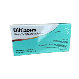 DILTIAZEM ANGELUS 60MG X 30TAB