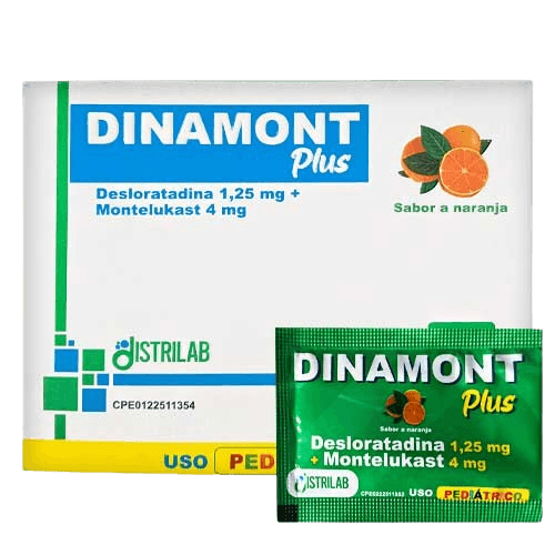 DINAMONT PLUS SOBRE 4/1,25MG X UNI