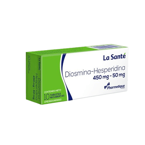 DIOSMINA-HESPERIDINA 450MG-50MG X 10TAB
