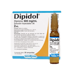 DIPIDOL 500MG/ML I.M  2ML X 1 AMP (DIPIRONA)