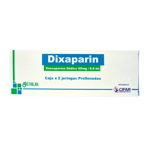 DIXAPARIN ENOXAPARINA 60 MG/0.6 ML X 2AMP
