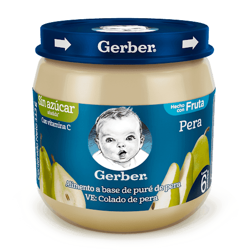 GERBER PURE PERA SIN AZUCAR X113 G