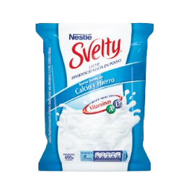 LECHE SEMIDESCREMADA SVELTY X 400G
