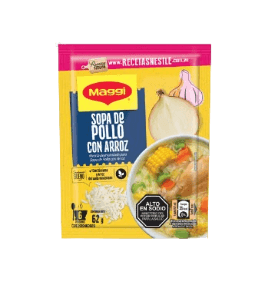 MAGGI SOPA DE POLLO CON ARROZ X 62GR