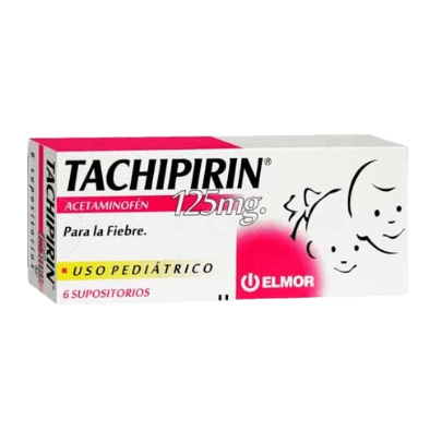 TACHIPIRIN 125MG X 6 SUPOSITORIO