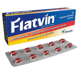 FLATVIN 125MG X 10CAP