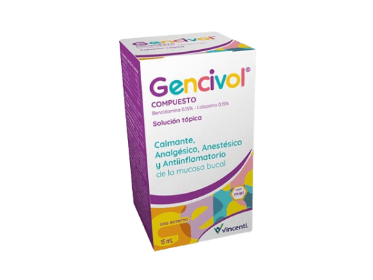 GENCIVOL SOLUCION TOPICA 15ML