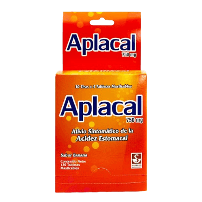 APLACAL 750MG X 4TAB MANDARINA DISPLAY