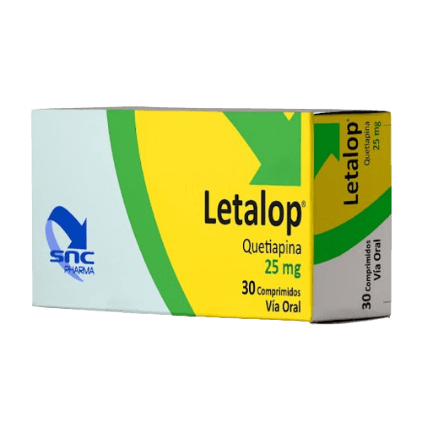 LETALOP 25MG X 30COM