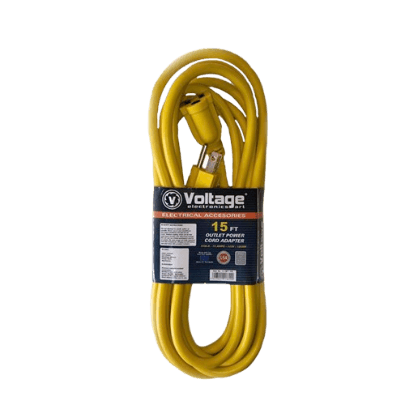 EXTENSION ELECTR AMARILLA C/ REGLETA