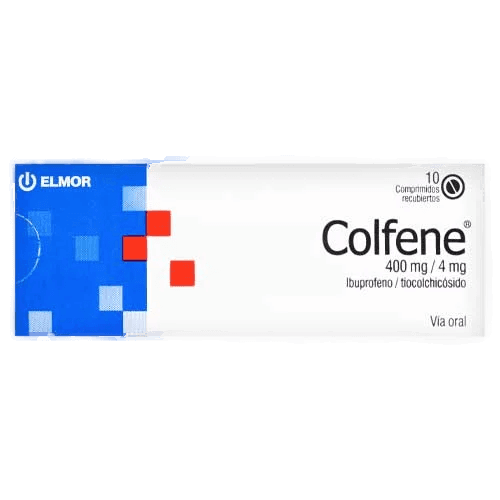 COLFENE 400MG-4MG X 10 COM