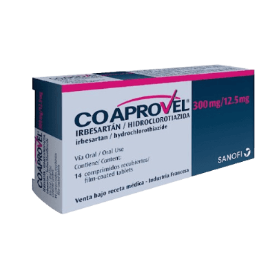 COAPROVEL 300MG/12.5MG X 14COMP