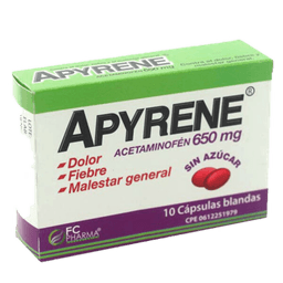 APYRENE650MGX10CAPSINAZ�CAR