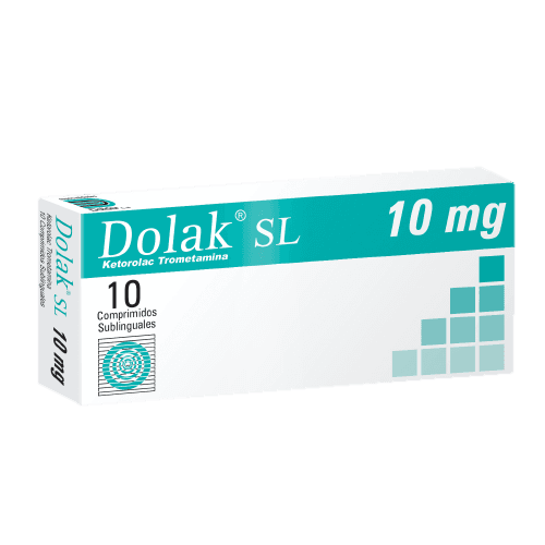 DOLAK SL 10 MG X 10 COMP