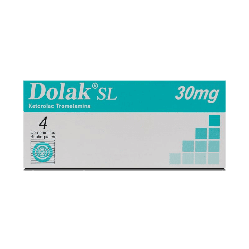 DOLAK SL 30MG X 4COM SUB